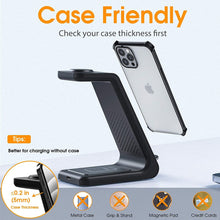 Load image into Gallery viewer, Ultra Charge Pro 3 in 1 Wireless Charger Stand