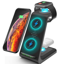 Load image into Gallery viewer, Ultra Charge Pro 3 in 1 Wireless Charger Stand