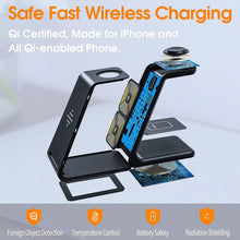 Load image into Gallery viewer, Ultra Charge Pro 3 in 1 Wireless Charger Stand