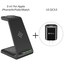 Load image into Gallery viewer, Ultra Charge Pro 3 in 1 Wireless Charger Stand
